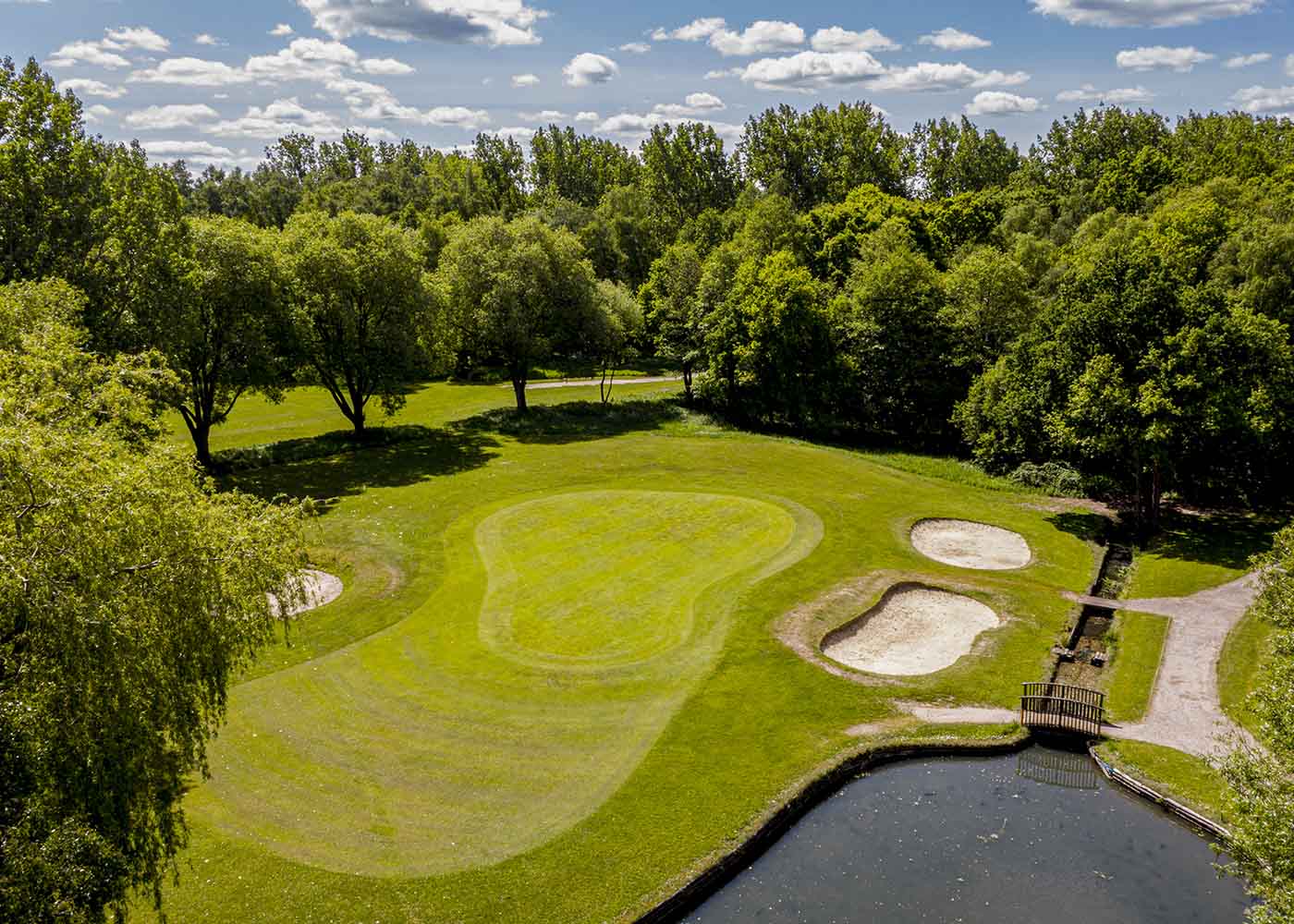 golf drone photography Berkshire